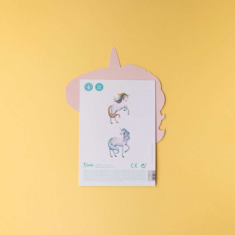 10 calcomanías fantásticas de unicornios